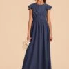 Celine Junior Dress - Slate Blue -Elegance Bridal Store slate blue celine junior bridesmaid dress 03