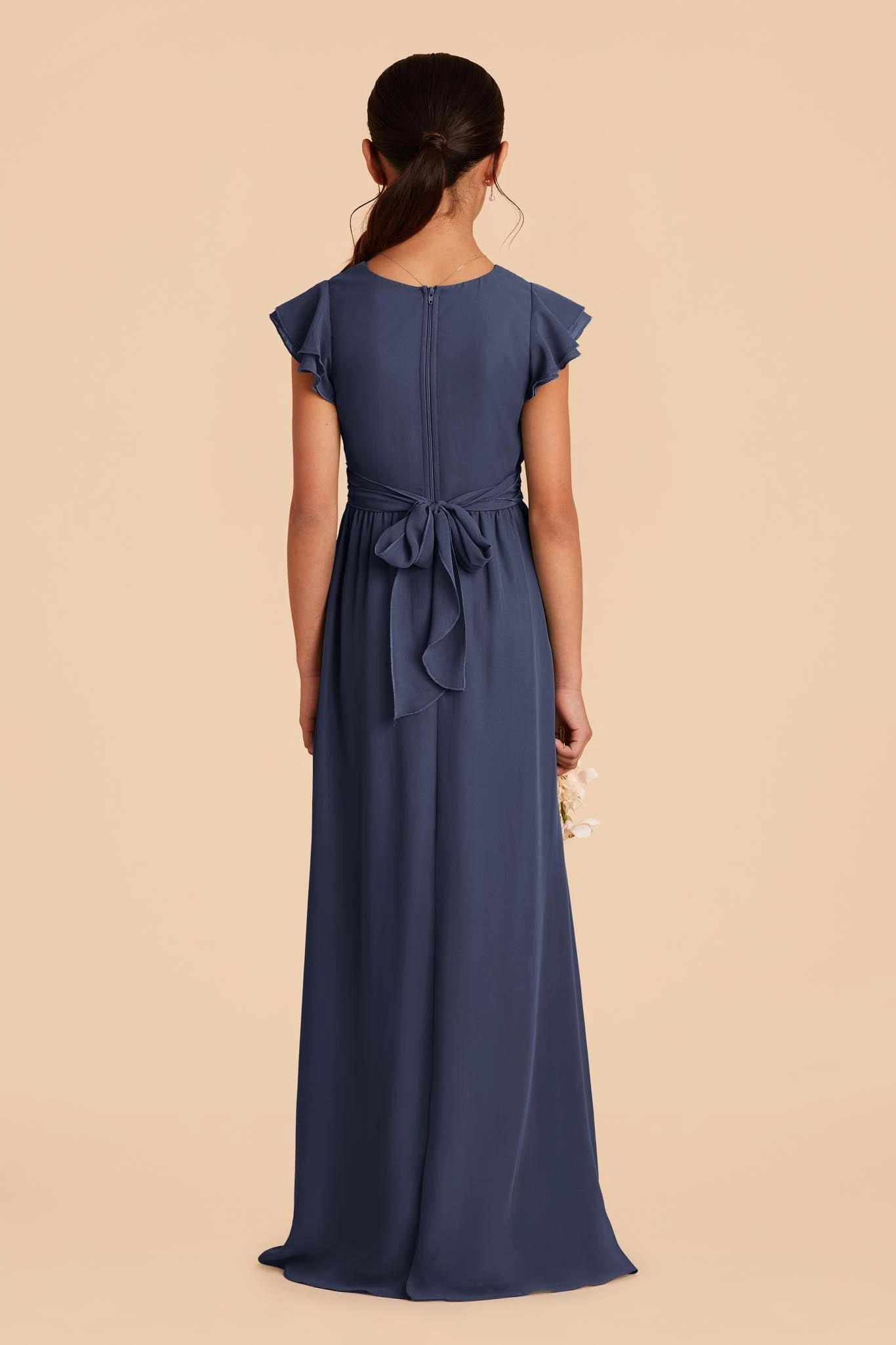 Celine Junior Dress - Slate Blue 4 Celine Junior Dress - Slate Blue - Image 2