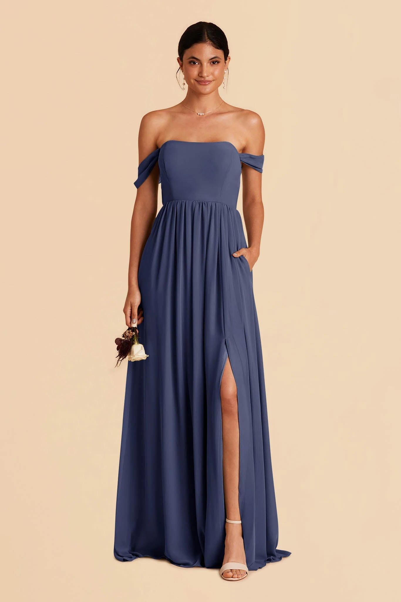 August Convertible Dress - Slate Blue 3 August Convertible Dress - Slate Blue