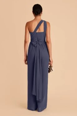 Gigi Convertible Jumpsuit - Slate Blue -Elegance Bridal Store slate blue gigi convertible bridesmaid jumpsuit 04 53d372dd 23c1 411d 81d3 a1a99323a835