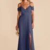 Spence Convertible Dress - Slate Blue 1 Spence Convertible Dress - Slate Blue -Elegance Bridal Store slate blue spence convertible slit bridesmaid dress 03 764d5f37 8916 43c0 b957 f595028de558