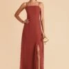 Chris Convertible Chiffon Dress - Spice