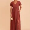Hannah Empire Dress - Spice