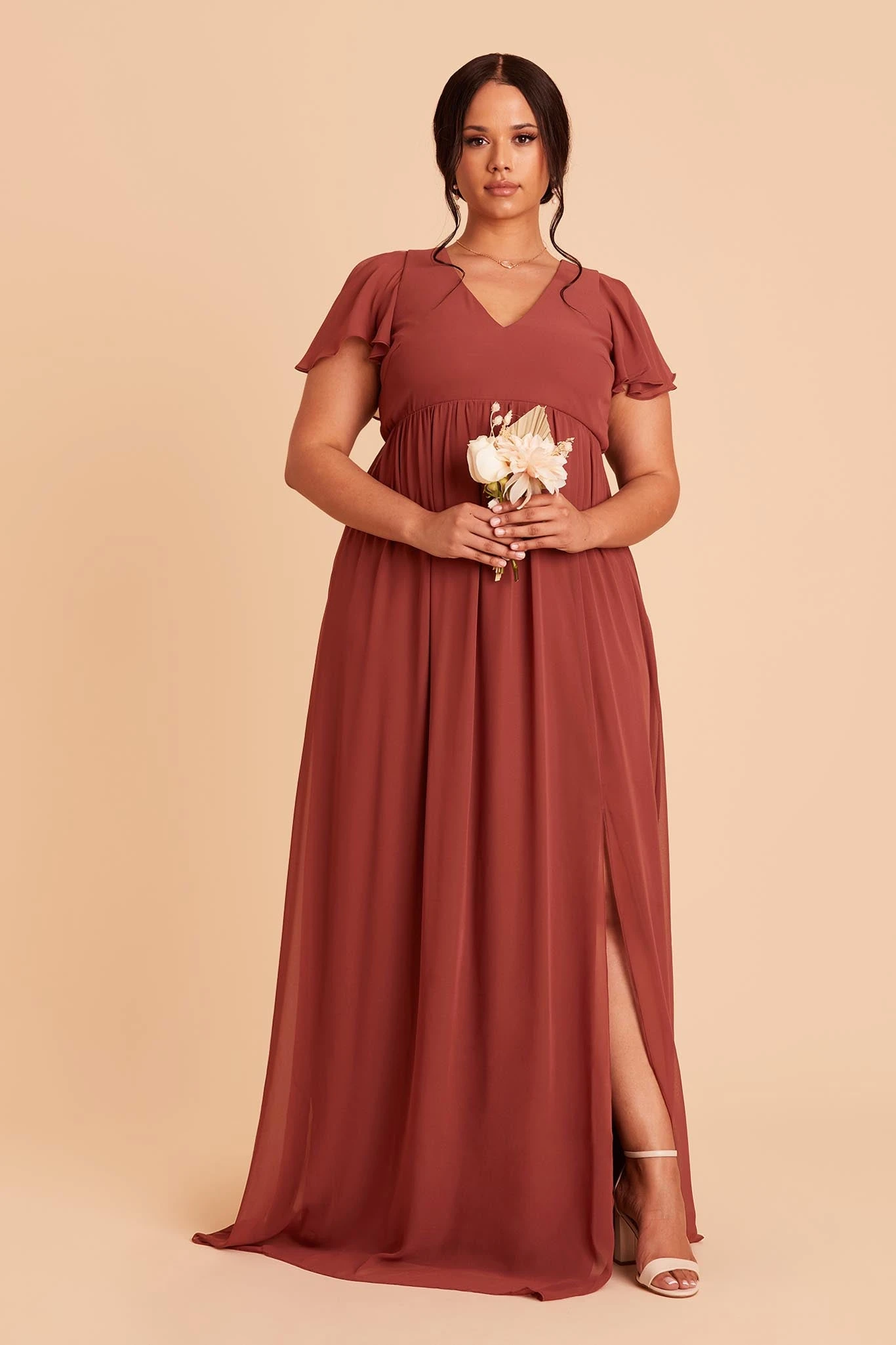 Hannah Empire Dress - Spice 5 Hannah Empire Dress - Spice - Image 3