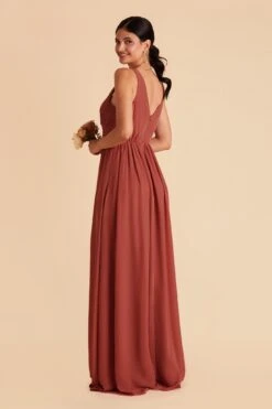Laurie Empire Dress - Spice 16 Laurie Empire Dress - Spice -Elegance Bridal Store spice laurie slit bridesmaid dress 04