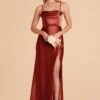 Mia Shiny Satin Convertible Dress - Spice -Elegance Bridal Store spice mia satin bridesmaid dress 02