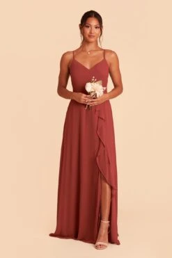 Theresa Chiffon Dress - Spice 11 Theresa Chiffon Dress - Spice -Elegance Bridal Store spice theresa convertible slit bridesmaid dress 02