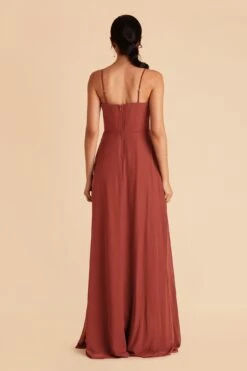 Winnie Convertible Chiffon Dress - Spice -Elegance Bridal Store spice winnie convertible slit bridesmaid dress 01