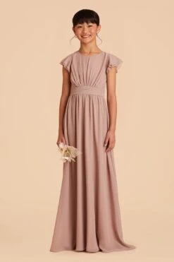 Celine Junior Dress - Taupe 14 Celine Junior Dress - Taupe -Elegance Bridal Store taupe celine junior bridesmaid dress 02