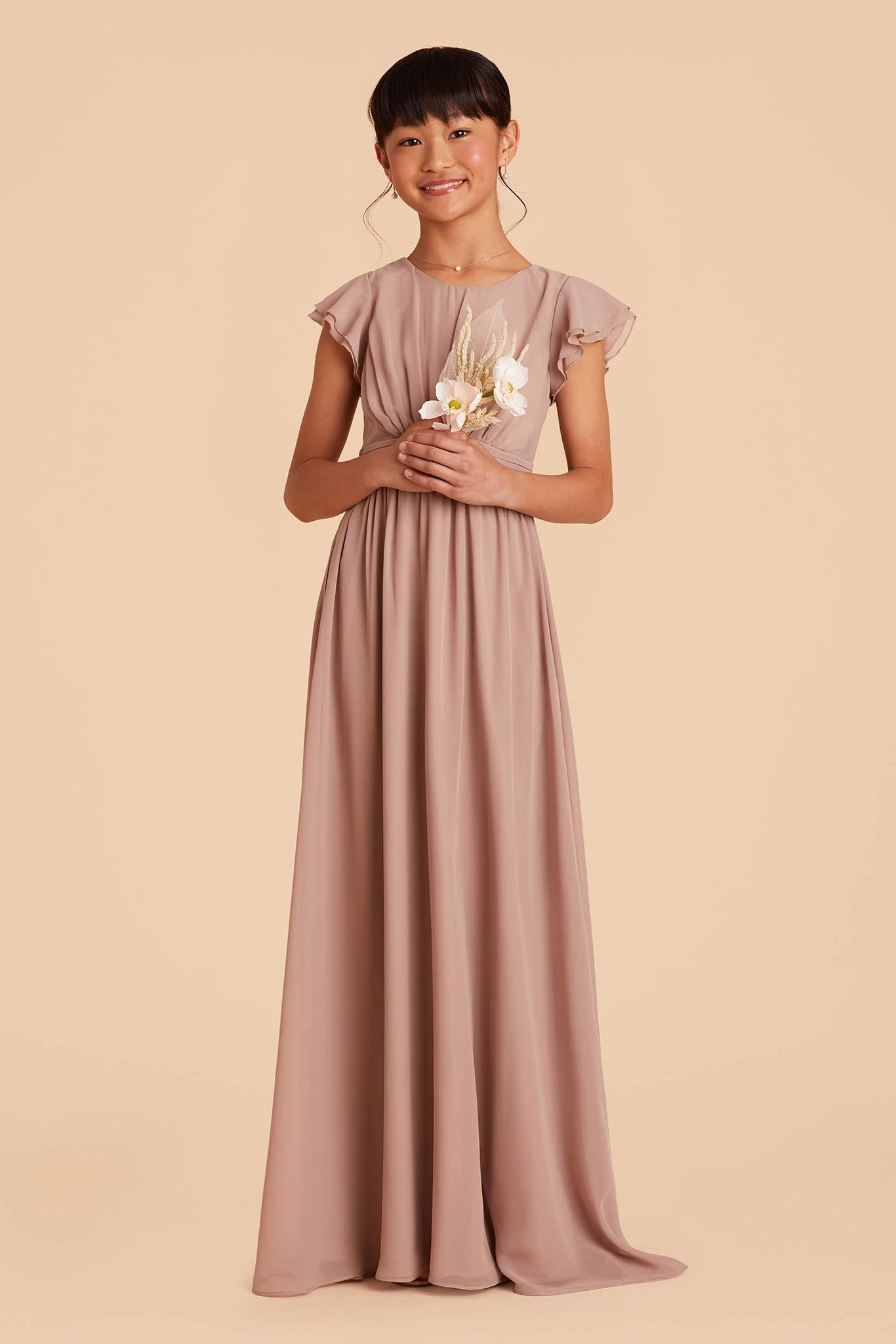 Celine Junior Dress - Taupe 3 Celine Junior Dress - Taupe