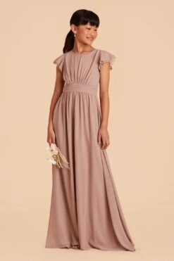 Celine Junior Dress - Taupe 13 Celine Junior Dress - Taupe -Elegance Bridal Store taupe celine junior bridesmaid dress 05