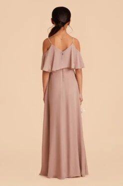 Janie Convertible Junior Dress - Taupe -Elegance Bridal Store taupe janie convertible junior bridesmaid dress 02