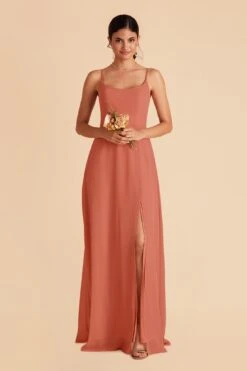 Amy Chiffon Dress - Terracotta -Elegance Bridal Store terracotta amy bridesmaid dress 02 ff80e683 2566 409c 9905 defbde540e2a