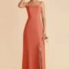 Chris Convertible Chiffon Dress - Terracotta -Elegance Bridal Store terracotta chris convertible bridesmaid dress 03