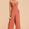Gigi Convertible Jumpsuit - Terracotta 2 Gigi Convertible Jumpsuit - Terracotta -Elegance Bridal Store terracotta gigi convertible bridesmaid jumpsuit 03