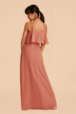 Janie Convertible Junior Dress - Terracotta 11 Janie Convertible Junior Dress - Terracotta -Elegance Bridal Store terracotta janie convertible junior bridesmaid dress 03