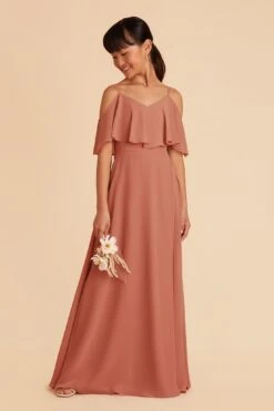 Janie Convertible Junior Dress - Terracotta 10 Janie Convertible Junior Dress - Terracotta -Elegance Bridal Store terracotta janie convertible junior bridesmaid dress 05