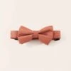 Sadie Dog Bow Tie Collar - Terracotta -Elegance Bridal Store terracotta sadie dog bow tie collar 02