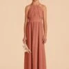 Sienna Junior Dress - Terracotta 2 Sienna Junior Dress - Terracotta -Elegance Bridal Store terracotta sienna junior bridesmaid dress 01