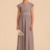 Celine Junior Dress - Toffee -Elegance Bridal Store toffee celine junior bridesmaid dress 01