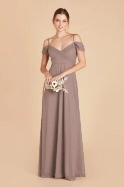 Spence Convertible Dress - Toffee -Elegance Bridal Store toffee spence convertible slit bridesmaid dress 04