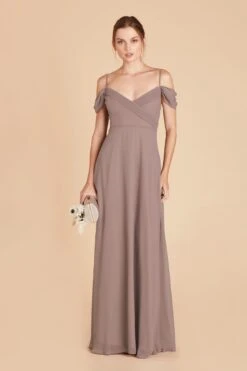 Spence Convertible Dress - Toffee -Elegance Bridal Store toffee spence convertible slit bridesmaid dress 05