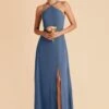 Juliet Chiffon Dress - Twilight -Elegance Bridal Store twilight juliet slit bridesmaid dress 02