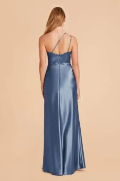 Kensie Shiny Satin Dress - Twilight -Elegance Bridal Store twilight kensie satin bridesmaid dress 01