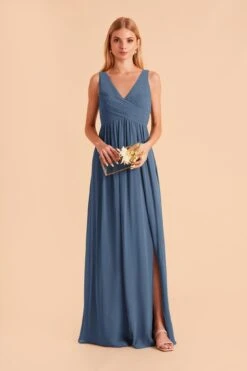 Laurie Empire Dress - Twilight -Elegance Bridal Store twilight laurie slit bridesmaid dress 03