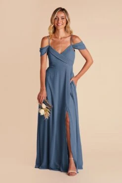 Spence Convertible Dress - Twilight -Elegance Bridal Store twilight spence convertible slit bridesmaid dress 04