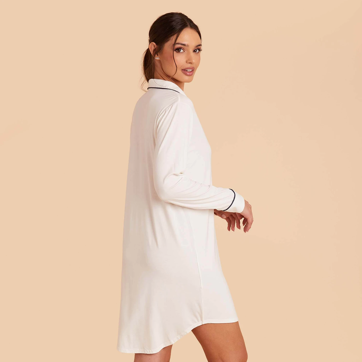 Kamryn Sleepshirt - White 4 Kamryn Sleepshirt - White - Image 2